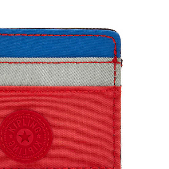 Plecaki Kipling Cardy Card Holder Niebieskie Czerwone | PL 1162YX